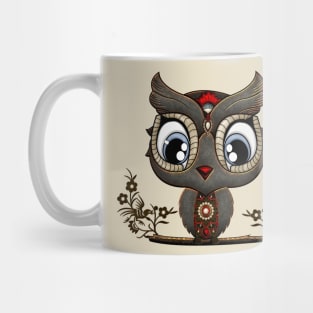 Cute little steampunk owl Mug